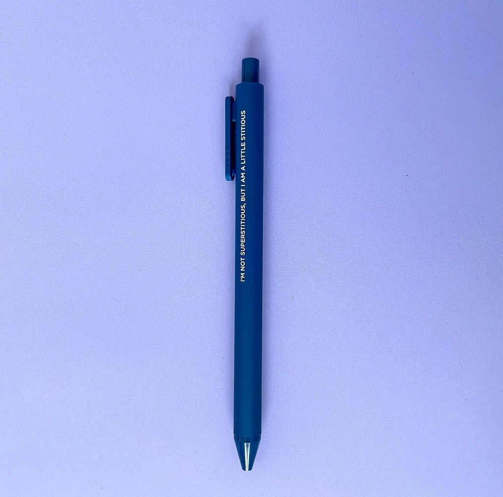 Little Stitious jotter gel pen
